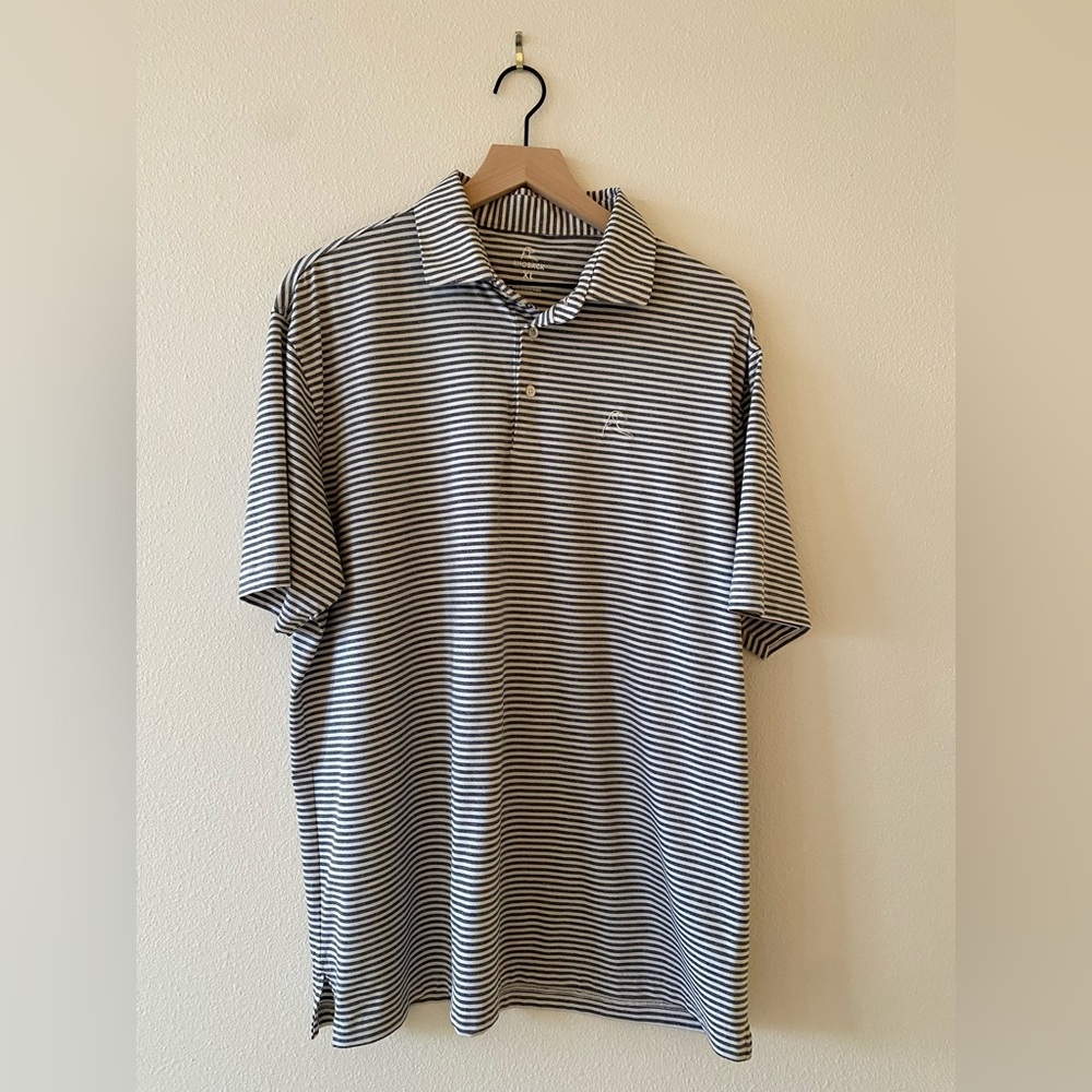 Rhoback men’s striped golf shirt